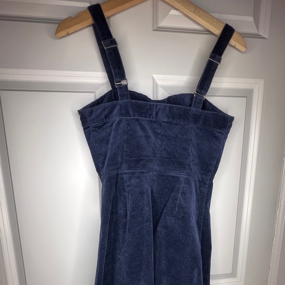Skyand Sparrow sz S navy corduroy dress - Picture 3 of 3
